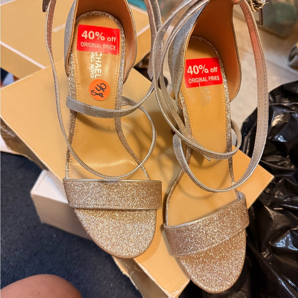 Michael Kors Gold Women's Sandals